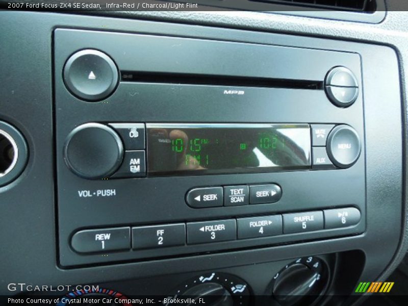 Infra-Red / Charcoal/Light Flint 2007 Ford Focus ZX4 SE Sedan