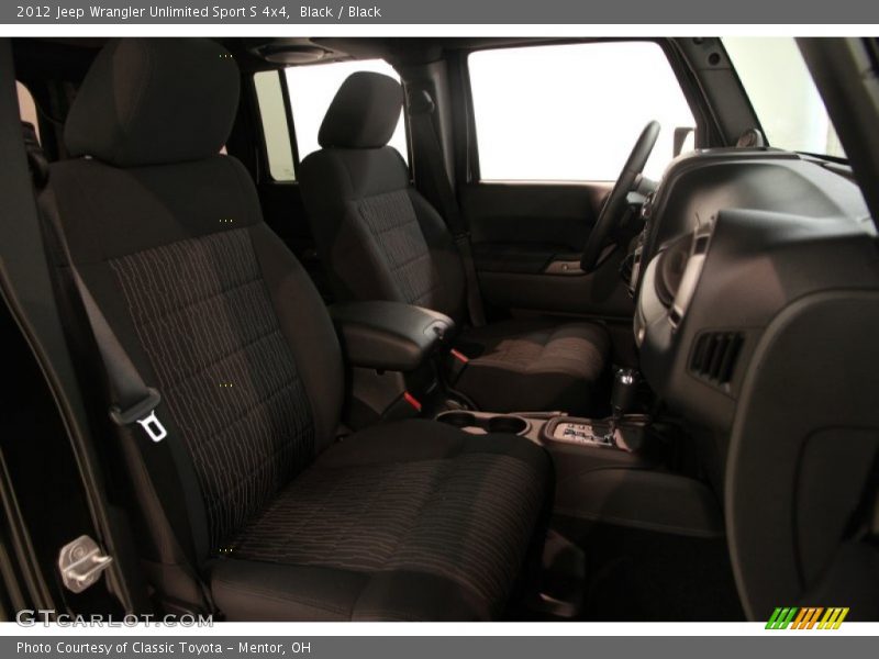 Black / Black 2012 Jeep Wrangler Unlimited Sport S 4x4