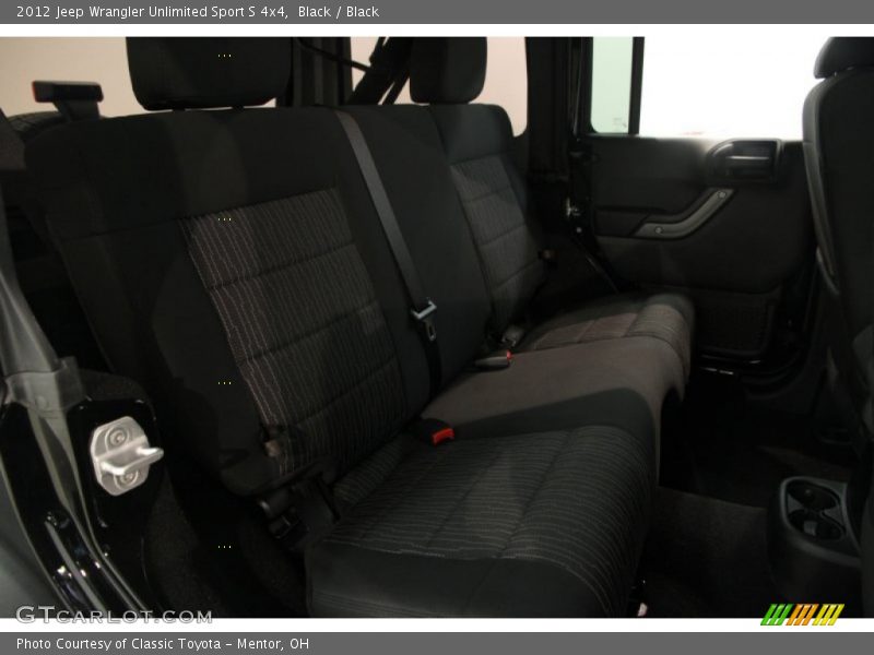 Black / Black 2012 Jeep Wrangler Unlimited Sport S 4x4