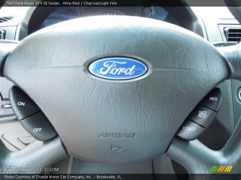 Infra-Red / Charcoal/Light Flint 2007 Ford Focus ZX4 SE Sedan