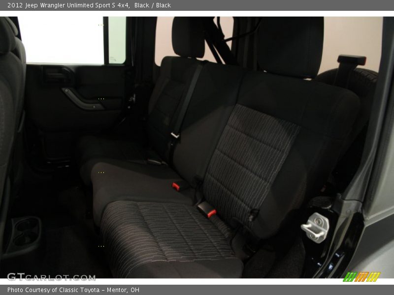 Black / Black 2012 Jeep Wrangler Unlimited Sport S 4x4