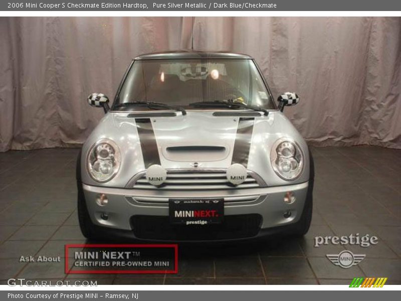 Pure Silver Metallic / Dark Blue/Checkmate 2006 Mini Cooper S Checkmate Edition Hardtop