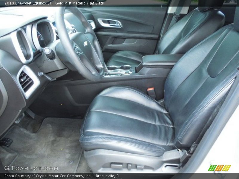 Gold Mist Metallic / Jet Black 2010 Chevrolet Equinox LT