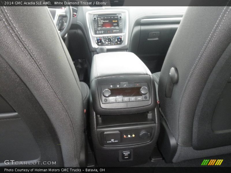 White Diamond Tricoat / Ebony 2014 GMC Acadia SLE AWD