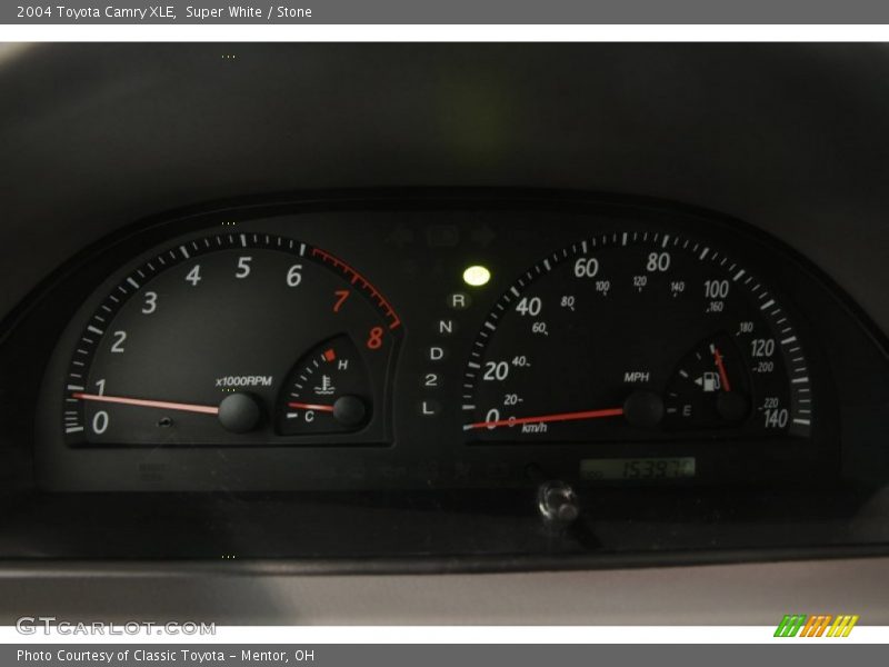 Super White / Stone 2004 Toyota Camry XLE
