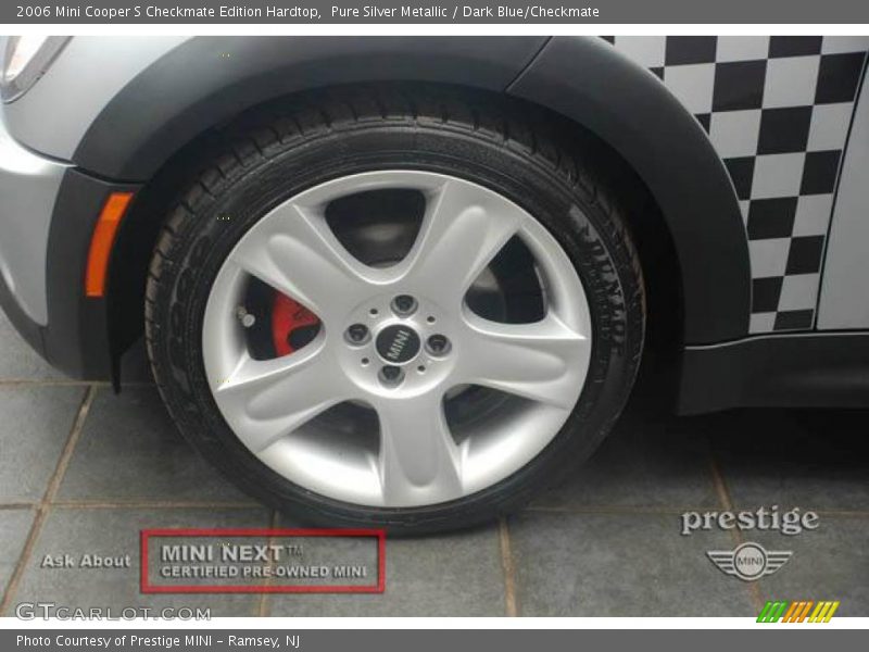 Pure Silver Metallic / Dark Blue/Checkmate 2006 Mini Cooper S Checkmate Edition Hardtop