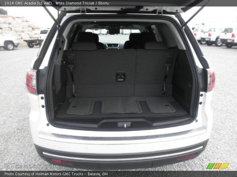 White Diamond Tricoat / Ebony 2014 GMC Acadia SLE AWD