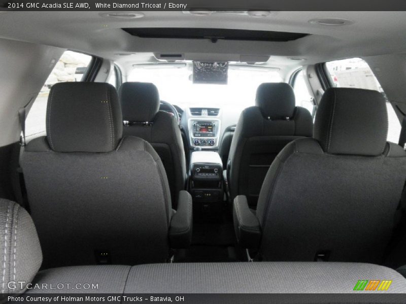 White Diamond Tricoat / Ebony 2014 GMC Acadia SLE AWD