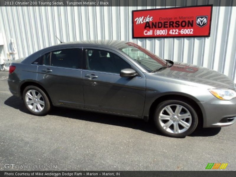 Tungsten Metallic / Black 2013 Chrysler 200 Touring Sedan