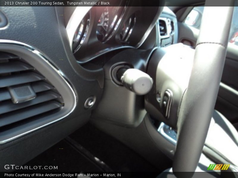 Tungsten Metallic / Black 2013 Chrysler 200 Touring Sedan