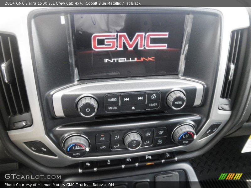 Cobalt Blue Metallic / Jet Black 2014 GMC Sierra 1500 SLE Crew Cab 4x4
