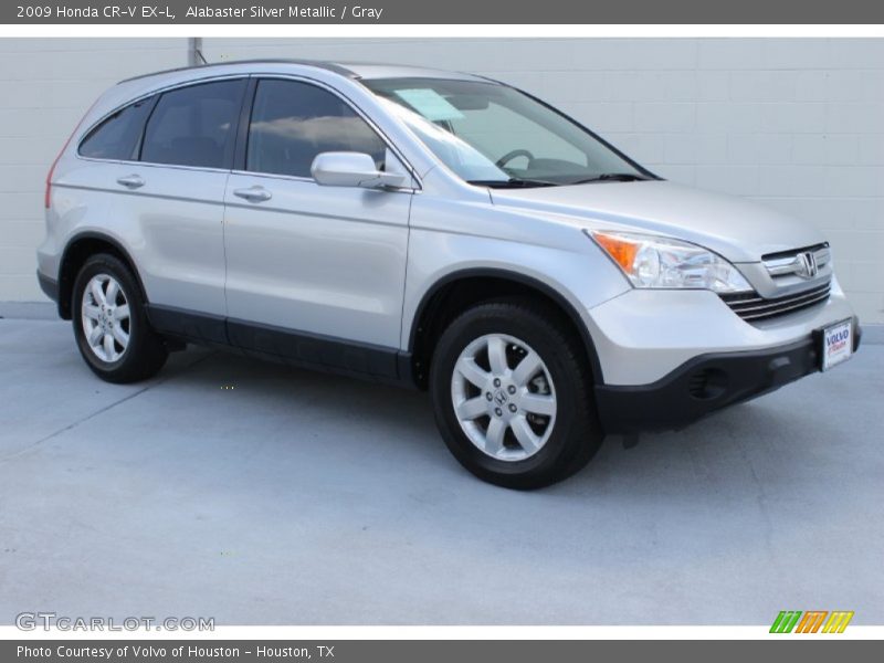 Alabaster Silver Metallic / Gray 2009 Honda CR-V EX-L
