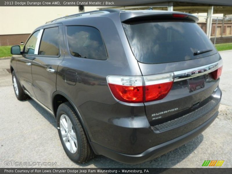 Granite Crystal Metallic / Black 2013 Dodge Durango Crew AWD