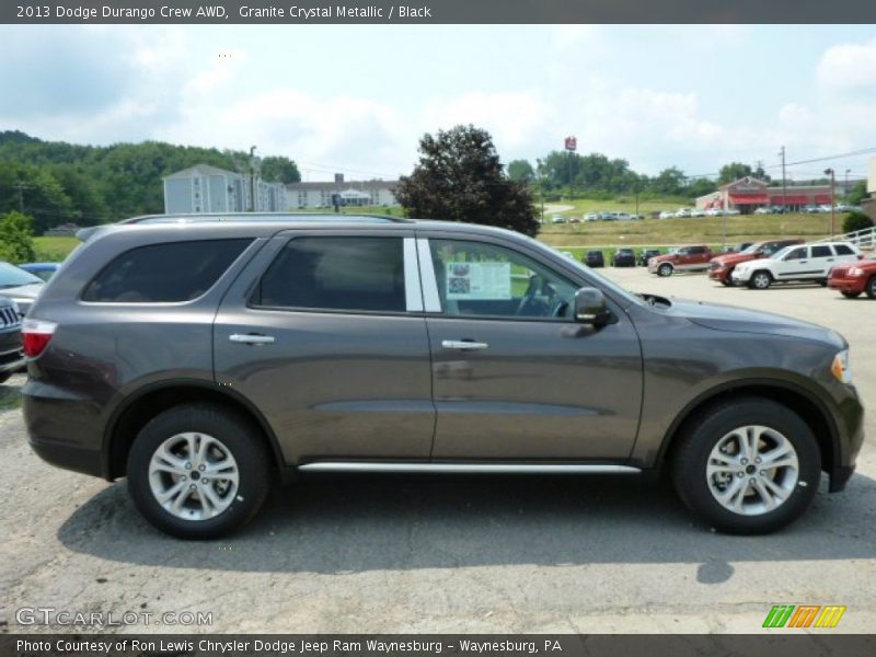 Granite Crystal Metallic / Black 2013 Dodge Durango Crew AWD