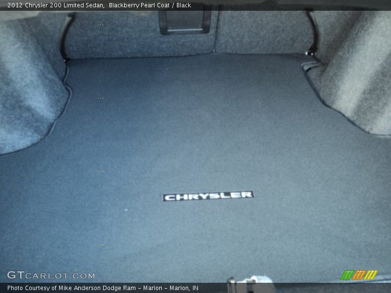 Blackberry Pearl Coat / Black 2012 Chrysler 200 Limited Sedan