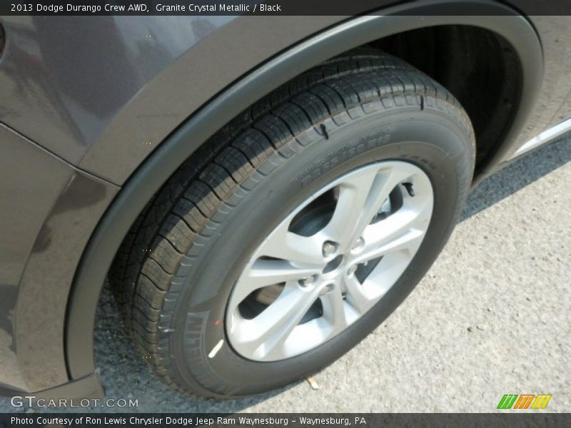 Granite Crystal Metallic / Black 2013 Dodge Durango Crew AWD