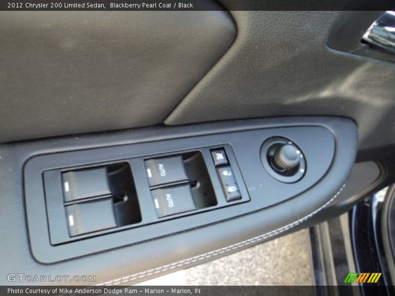 Blackberry Pearl Coat / Black 2012 Chrysler 200 Limited Sedan