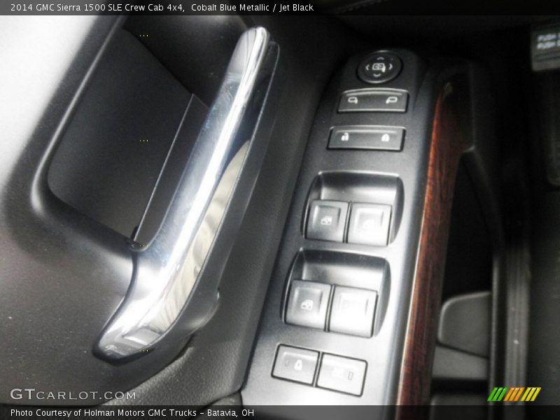 Cobalt Blue Metallic / Jet Black 2014 GMC Sierra 1500 SLE Crew Cab 4x4