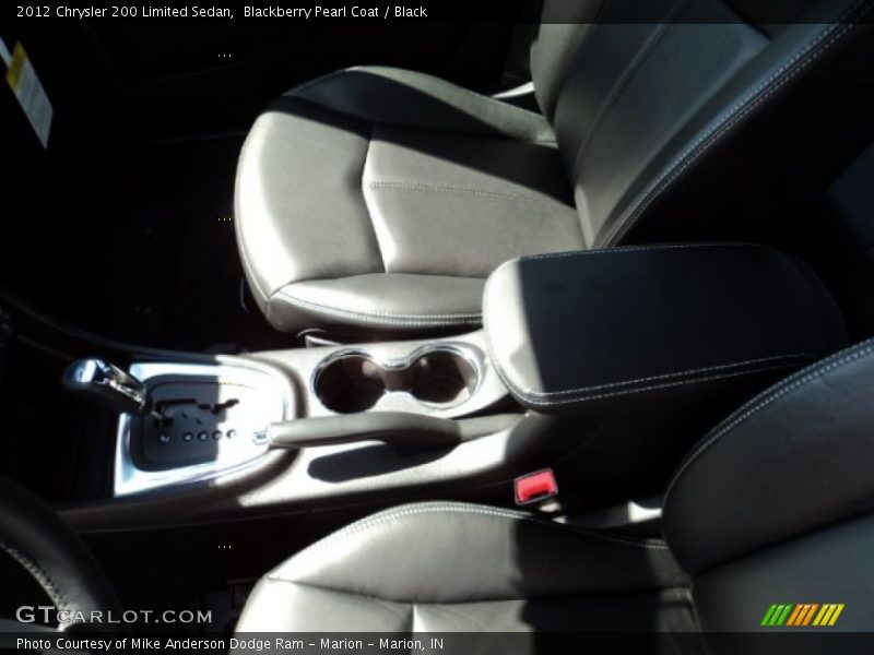 Blackberry Pearl Coat / Black 2012 Chrysler 200 Limited Sedan