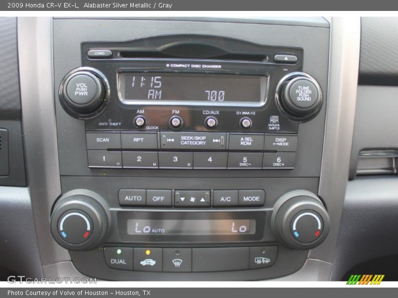 Alabaster Silver Metallic / Gray 2009 Honda CR-V EX-L