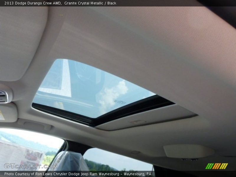 Granite Crystal Metallic / Black 2013 Dodge Durango Crew AWD
