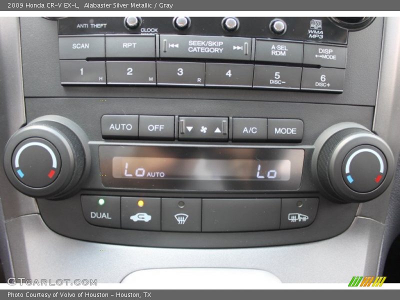 Alabaster Silver Metallic / Gray 2009 Honda CR-V EX-L