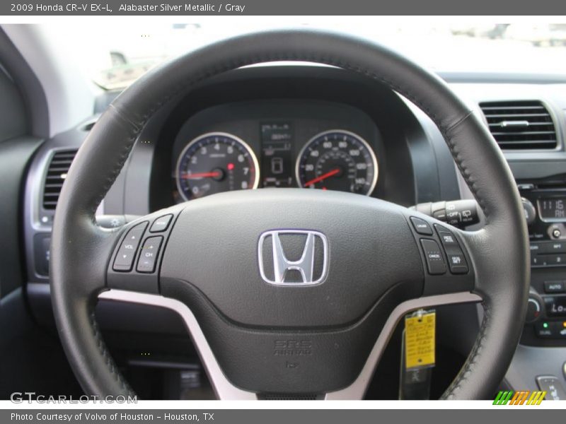 Alabaster Silver Metallic / Gray 2009 Honda CR-V EX-L