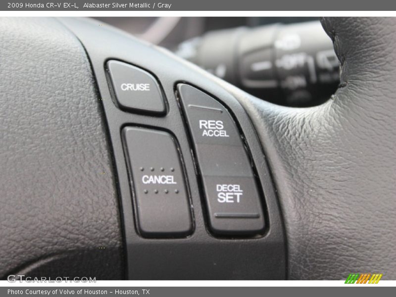 Alabaster Silver Metallic / Gray 2009 Honda CR-V EX-L