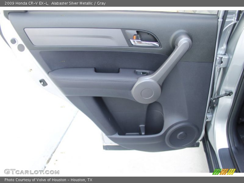 Alabaster Silver Metallic / Gray 2009 Honda CR-V EX-L