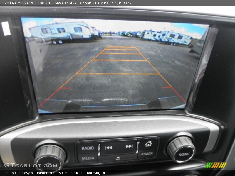 Cobalt Blue Metallic / Jet Black 2014 GMC Sierra 1500 SLE Crew Cab 4x4