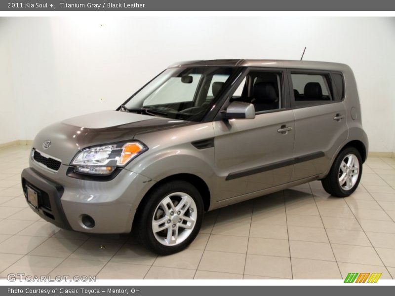 Titanium Gray / Black Leather 2011 Kia Soul +