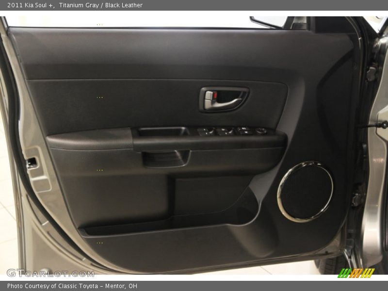 Titanium Gray / Black Leather 2011 Kia Soul +