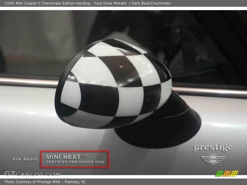 Pure Silver Metallic / Dark Blue/Checkmate 2006 Mini Cooper S Checkmate Edition Hardtop