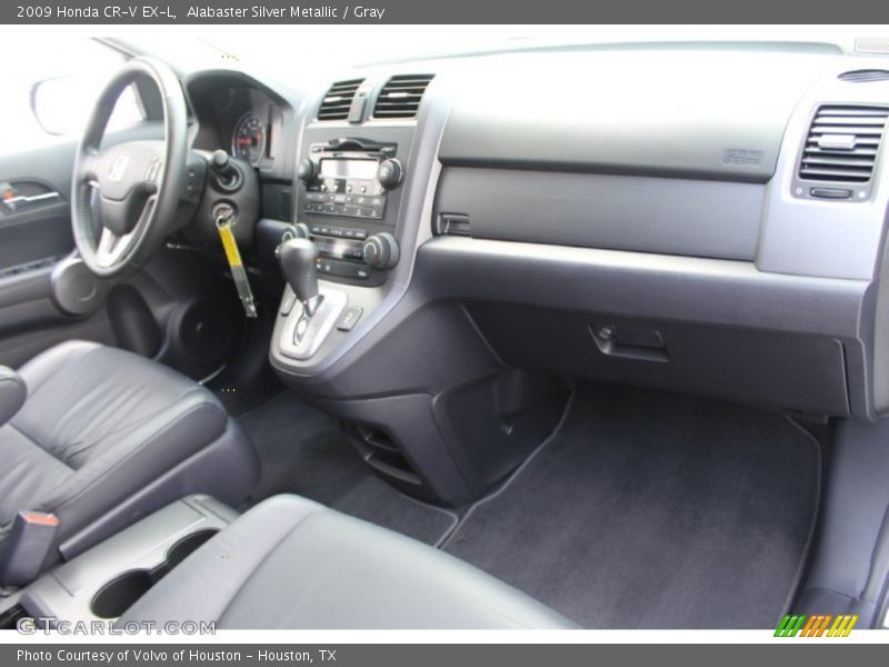 Alabaster Silver Metallic / Gray 2009 Honda CR-V EX-L