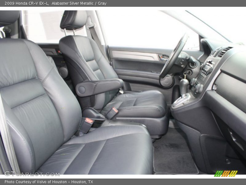 Alabaster Silver Metallic / Gray 2009 Honda CR-V EX-L