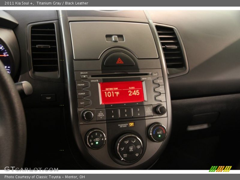 Titanium Gray / Black Leather 2011 Kia Soul +