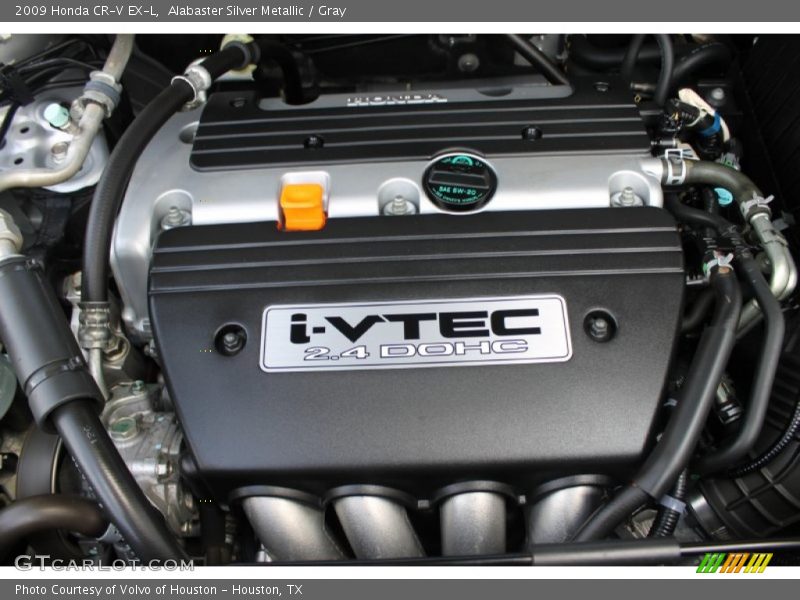 Alabaster Silver Metallic / Gray 2009 Honda CR-V EX-L