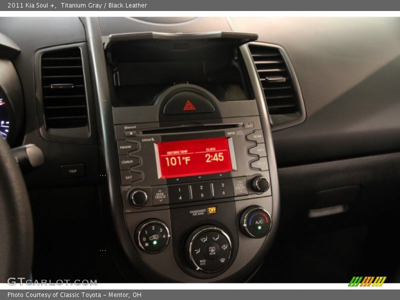 Titanium Gray / Black Leather 2011 Kia Soul +