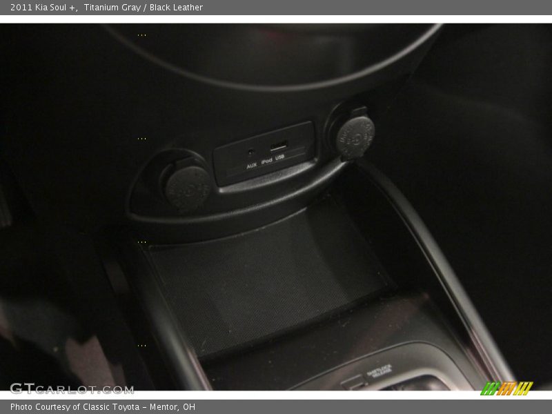 Titanium Gray / Black Leather 2011 Kia Soul +