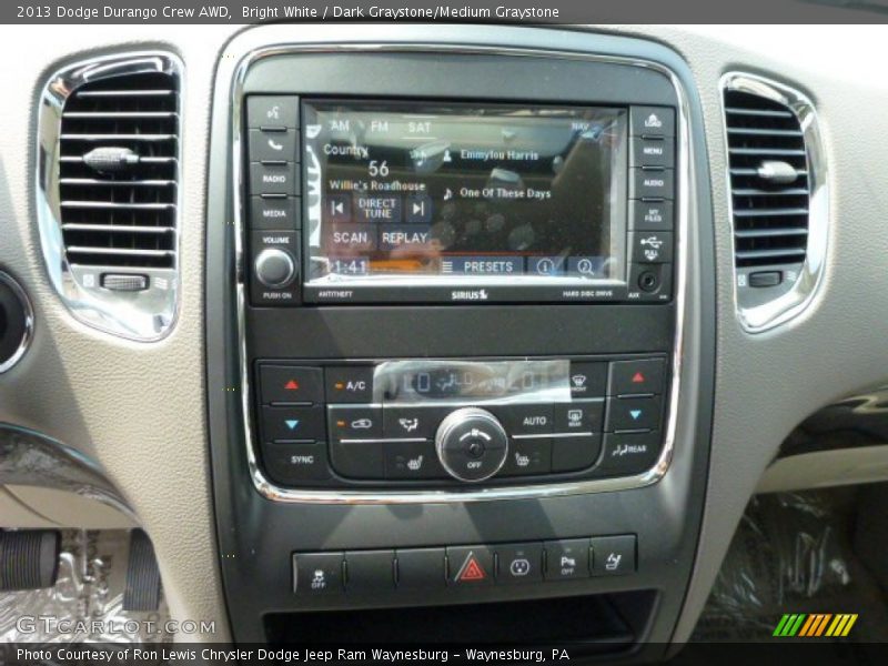 Bright White / Dark Graystone/Medium Graystone 2013 Dodge Durango Crew AWD