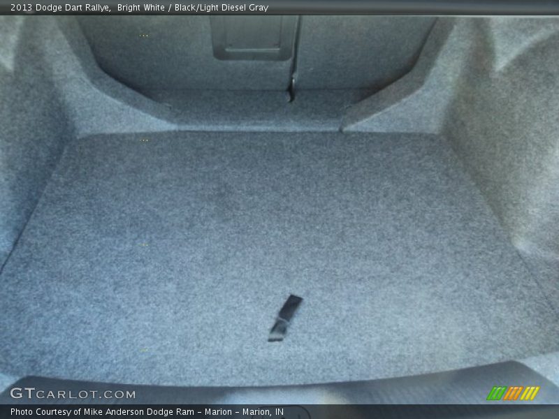 Bright White / Black/Light Diesel Gray 2013 Dodge Dart Rallye