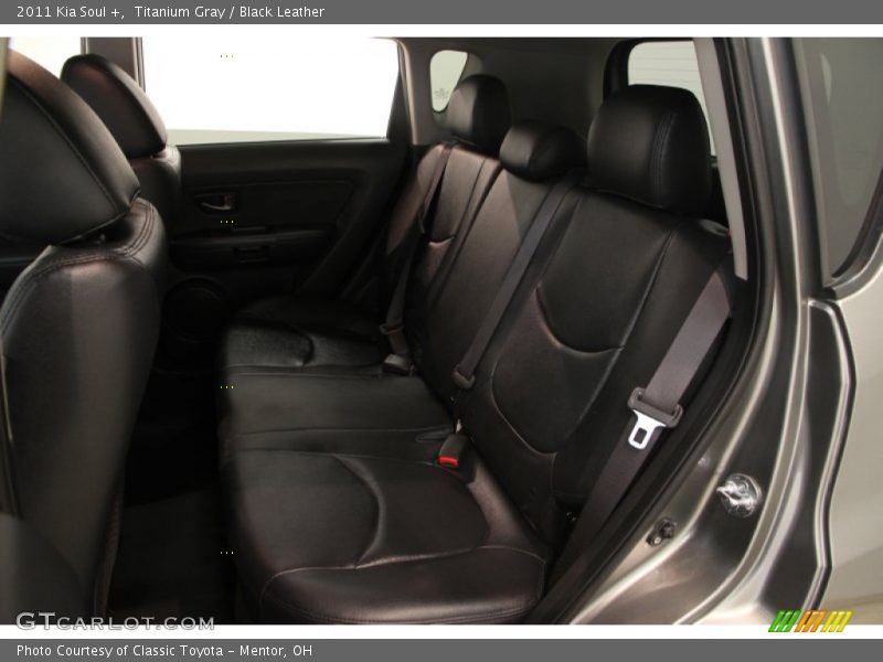 Titanium Gray / Black Leather 2011 Kia Soul +