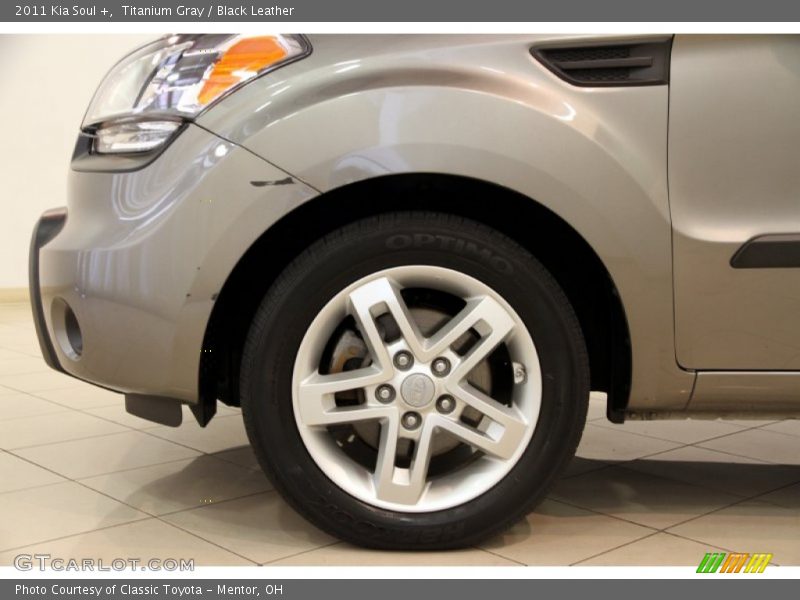 Titanium Gray / Black Leather 2011 Kia Soul +