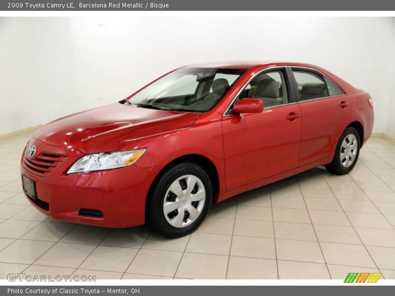 Barcelona Red Metallic / Bisque 2009 Toyota Camry LE