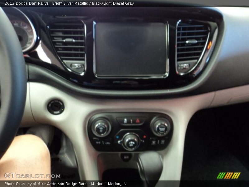 Bright Silver Metallic / Black/Light Diesel Gray 2013 Dodge Dart Rallye