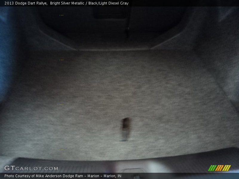 Bright Silver Metallic / Black/Light Diesel Gray 2013 Dodge Dart Rallye