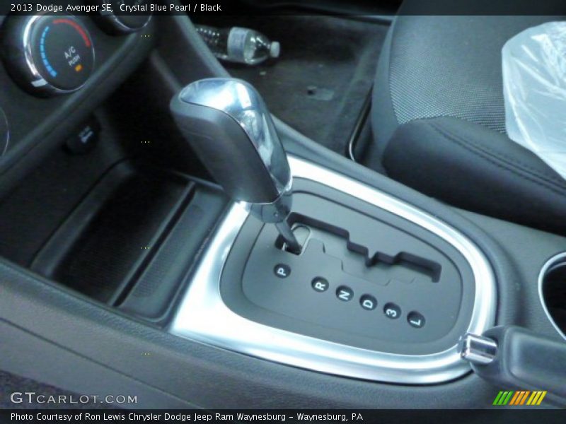 Crystal Blue Pearl / Black 2013 Dodge Avenger SE