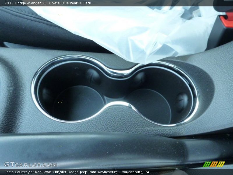 Crystal Blue Pearl / Black 2013 Dodge Avenger SE