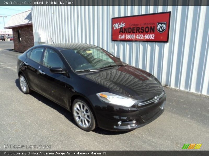 Pitch Black / Black 2013 Dodge Dart Limited