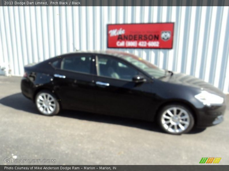 Pitch Black / Black 2013 Dodge Dart Limited